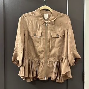 Designer zipper blouse